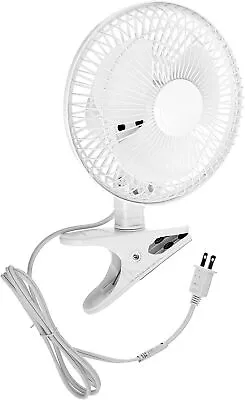 JOEY'Z 6 INCH - 2 Speed - Adjustable Tilt Whisper Quiet Operation Clip-On-Fan • $30.49