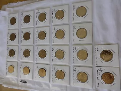 Australian $1 Dollar Commemorative Coin Collection 1986 To 2021 UNC Coins Set • $320