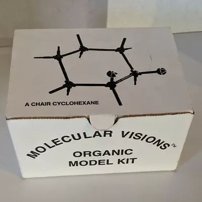 Molecule MODEL KIT Chemistry Molecular Visions 1996 A CHAIR CYCLOHEXANE Vintage  • $31.17