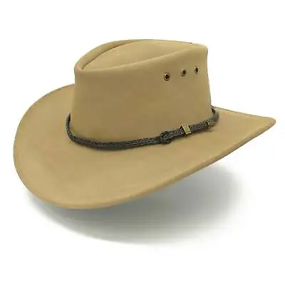Gundagai Suede Leather Hat • $74.90