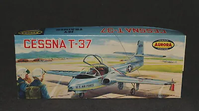 Aurora Airplane Cessna T-37 1962 Jet Trainer Model Kit 138-98 MIB • $57.44