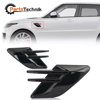 For 2018-22 Range Rover Sport Fender Air Side Vent Grille Trim Gloss Black Pair • $80.99