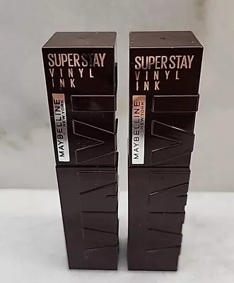 Lot Of 2 Maybelline SuperStay Vinyl Ink Liquid Lipstick #140 Charged. • $11.80