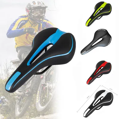 Comfort Bicycle Saddle MTB Mountain Road Bike Seat Hollow Cycling Cushion Seat • $12.30