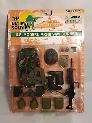 The Ultimate Soldier US MODERN M-249 SAW GUNNER SET 1/6 Scale  • $10.04