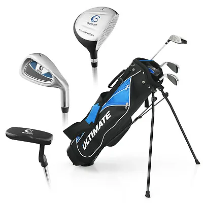 $115.90 • Buy Junior Complete Golf Club Set Right Hand Stand Bag Iron Shaft Regular Flex 11-13