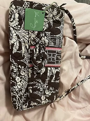 VERA BRADLEY Knot Just A Clutch Convertible Handbag/Purse In Imperial Toile Brow • $15