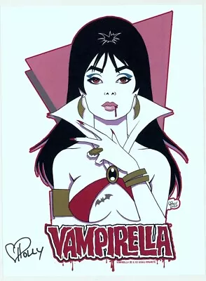 Holly Golightly SIGNED Vampirella Mini Comic Art Print / 6x8 Inch / Dynamite • $19.99