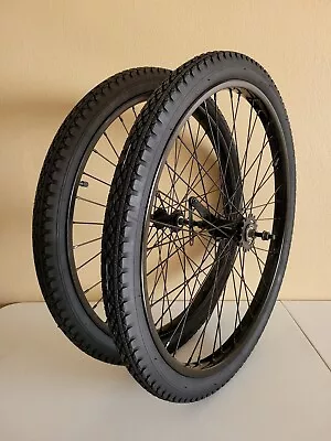 Vintage Lowrider 26  36 Spoke Black Dayton Rim Set W/black Wall Diamond Tires. • $226