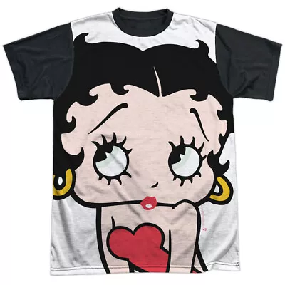 Betty Boop Big Boop Head Adult Halloween Costume T Shirt (Black Back) S-3XL • $19.99