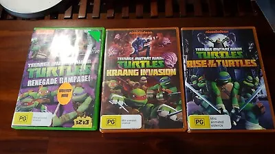 Teenage Mutant Ninja Turtles  3 X Dvds  • $16