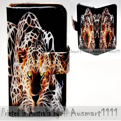 $13.98 • Buy For Sony Xperia Series - Crouching Tiger Print Wallet Mobile Phone Case Cover