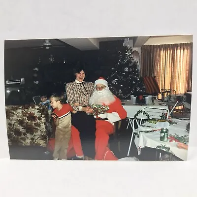 Vintage Photo 1986 Woman Santa Claus Christmas • $9.99