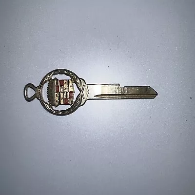 Vintage Cadillac Uncut Key Blank/ Key Chain  (S) Stamped On Back • $19.99