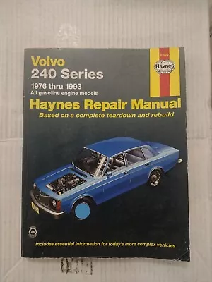 Volvo 240 Series 1976-1993 Haynes Repair Manual 97020 • $17.99
