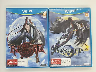 Bayonetta 1 + 2 (Nintendo Wii U 2014) AUS PAL Complete • $58.99