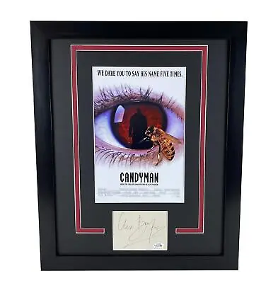 Clive Barker  Candyman  AUTOGRAPH Signed Photo Custom Framed 16x20 Display ACOA • $350