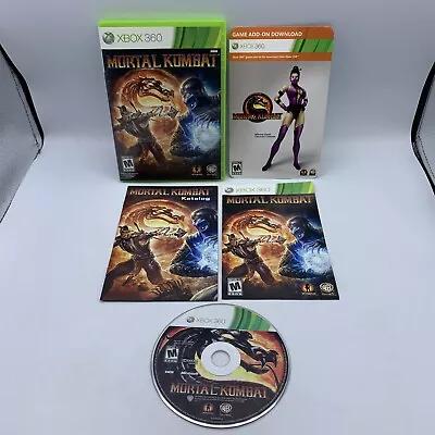 Mortal Kombat (Microsoft Xbox 360 2011) Complete W/ Manual & Inserts • $24.60