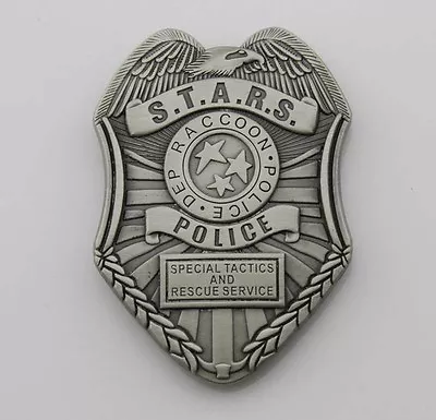 Resident Evil Biohazard S.t.a.r.s. Stars Raccoon Police Dep Badge Money Clip • $19.54