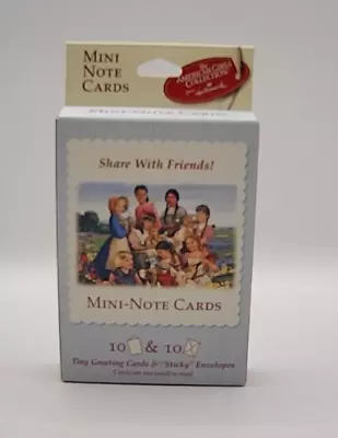 RARE American Girl Collection Mini-Note Cards- Box Of Ten Cards & Envelopes- NIB • $25