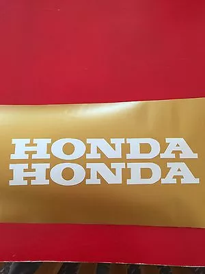 £5.83 • Buy Vintage HONDA CT 70 Mini Bike Gas Tank Decal Stickers (1 NEW SET) White Vinyl
