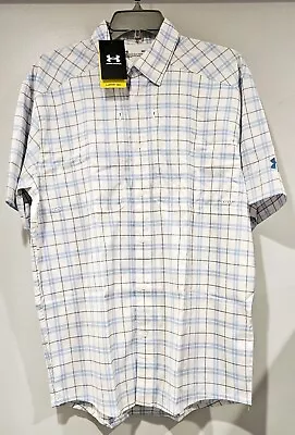 Under Armour Mens Tide Chaser 2.0 Plaid Shirt Size Medium NEW W Tags FREE SHIP • $24.95