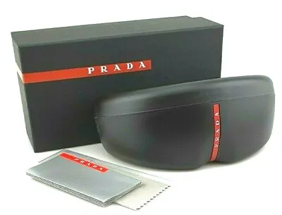 $49.99 • Buy NEW Genuine PRADA Sport Sunglasses Hard Case Box Cleaning Cloth Frame EyeGlasses