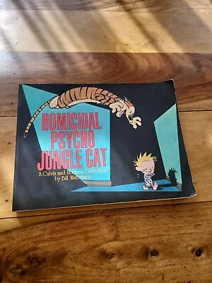 £5 • Buy Homicidal Psycho Jungle Cat: Calvin & Hobbes Series Bill Watterson 