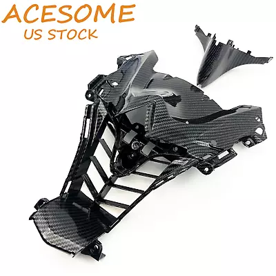 Carbon Fiber Middle Front Upper Nose Fairing Cowl For 2008-2016 YAMAHA YZF R6 US • $69.59