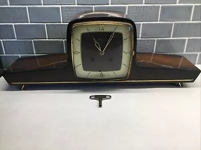 Zarvath Mid Century Modern Mantle Clock RARE! • $180