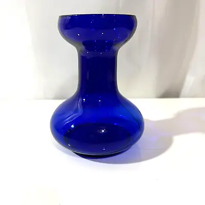 Vintage Antique Cobalt Blue Hyacinth Bulb Forcing Growing Vase • $45