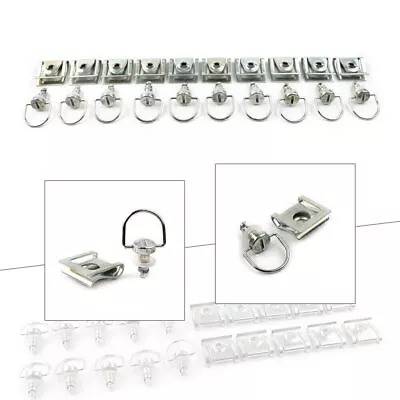 10 Sets Race Fasteners Quick Release 1/4 Turn Fairing 15MM D-Ring Bolt For Honda • $27.71