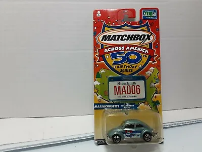 2001 VW Beetle 1962 Massachusetts Matchbox Across America 50th Birthday Series  • $8.99