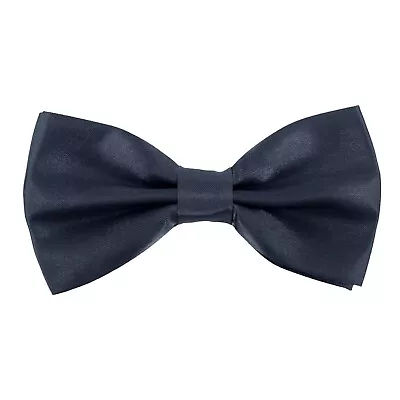 Navy Blue Adjustable Bow Tie Men's Pre Tied Wedding Party Fancy Dress Party • £5.99