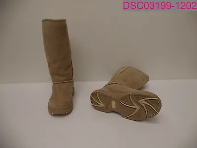 Size 5 Women's UGG Ultimate Braid Genuine Shearling Lined Boot Tan-Sticky Spot • $58.33