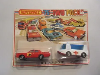 Matchbox  Two  Pack #7 Emergency Set • $55