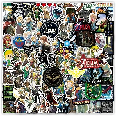 125 Pcs Legend Of Zelda Game Stickers Vinyl Waterproof Laptop Skateboard Guitar • $12.50