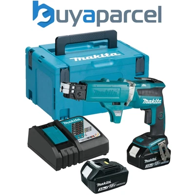 £335.99 • Buy Makita DFS452FJX2 18v Brushless Collated Autofeed Drywall Screwdriver -2 X 3.0ah
