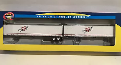 HO Athearn RTR 28417 Heartland Express 53’ Wabash Duraplate Truck Trailers (2) • $60