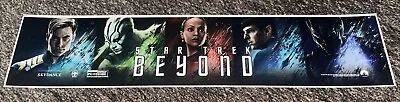 Star Trek Beyond 2016 Movie Original Authentic Mylar Banner Poster Small 2.5x11 • $15