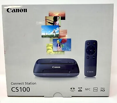 CANON Connect Station CS100 Photo Video Hub 1TB Storage Hard Drive New Open Box • $49.99