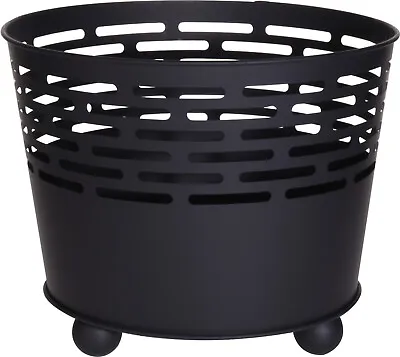 £20.99 • Buy Fire Bowl Pit Basket Cast Iron Wood Log Brazier Burner Garden Heater BBQ 39cm