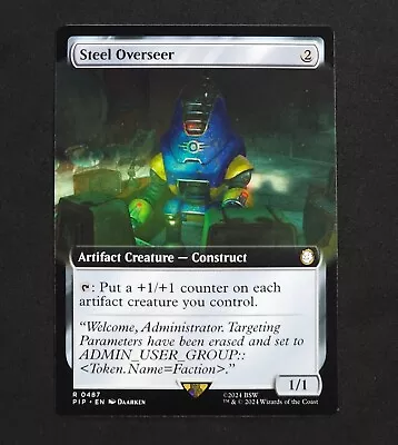 MTG Universes Beyond: Fallout - Steel Overseer R 0487 (Extended Art)  • $2.65