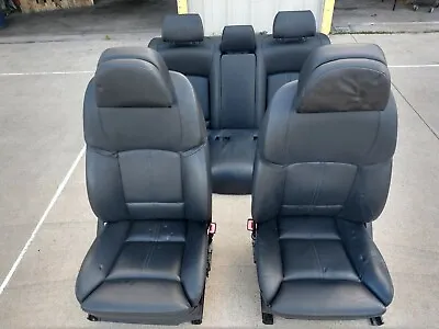 Bmw Front Left Right Heated & Rear Seats Nappa Black F01 F02 F04 7 Series 09-15 • $499.99