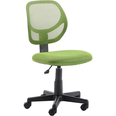 Computer Office Desk Chair Low-Back Upholstered Mesh Adjustable Swivel • $32.24