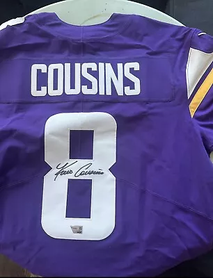 Kirk Cousins Nike Vapor Elite On Field Vikings Autographed Signed Jersey • $149.99