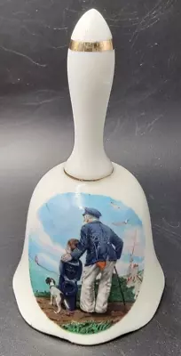 Norman Rockwell  Looking Out To Sea  5  Porcelain Bell Royal Eaton 1982 USA • $6
