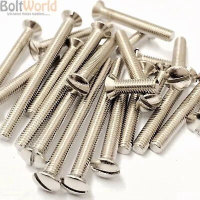 £2.44 • Buy LONG ELECTRICAL SOCKET MACHINE SCREW M3.5 12mm 25mm 50mm 75mm WALL LIGHT SWITCH