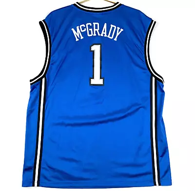 Vintage Tracy McGrady Orlando Magic Reebok Jersey Size XL Blue Nba Basketball • $34.99