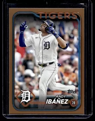 2024 Topps Series 1 Gold Andy Ibanez 1652/2024 Detroit Tigers #25 • $4.99